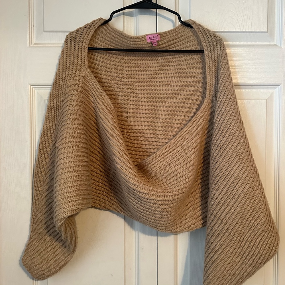 Mi Ami off the shoulder sweater